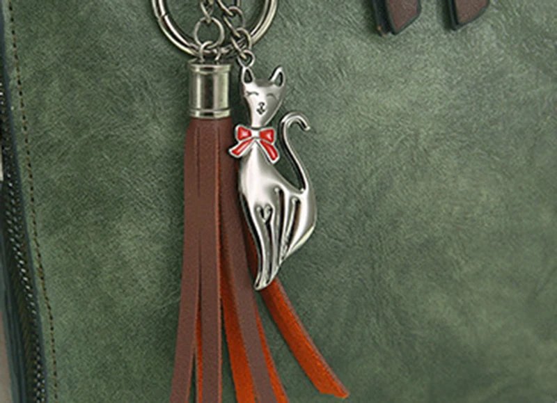 Vintage PU Leather Ladies HandBags Women Messenger Bags TotesTassel Designer Crossbody Shoulder Bag Boston Hand Bags Hot Sale