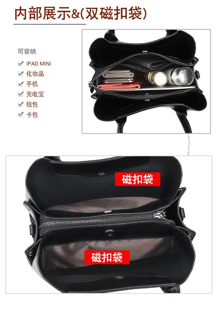 Fashionable Women Handbag 2025 Elderly Mothers Large Shoulder Bag Large Capacity Crossbody Bag