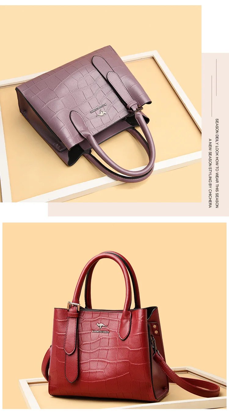 Fashionable Women Handbag 2025 Elderly Mothers Large Shoulder Bag Large Capacity Crossbody Bag