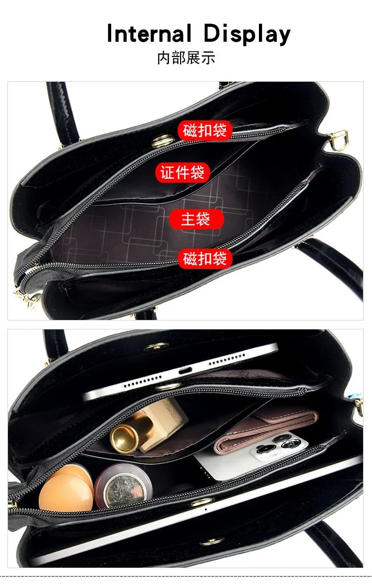 Handbag For Women 2025 New Fashionable Women'S Bag For Middle-Aged And Elderly Mothers, Large Capacity Shoulder Bag, Crossbody