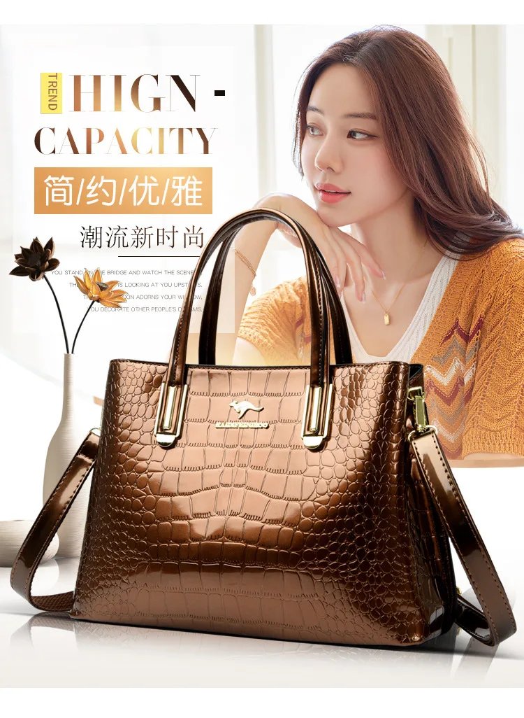 Handbag For Women 2025 New Fashionable Women'S Bag For Middle-Aged And Elderly Mothers, Large Capacity Shoulder Bag, Crossbody