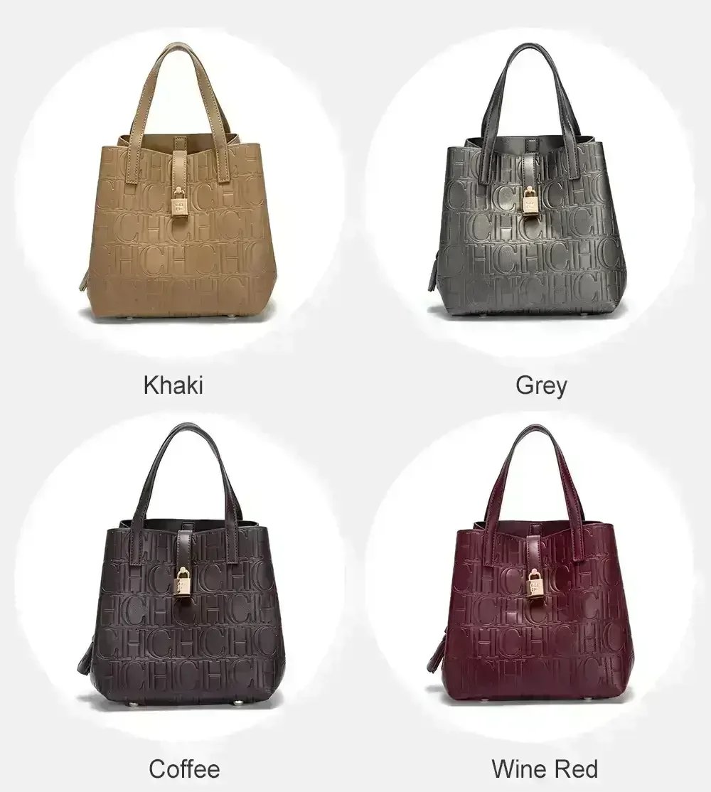 CH Ladies Handbag Bucket Bag Large Capacity Letter Element Ladies Handbag Classic Fashion Bags Luxury Brand Temperament