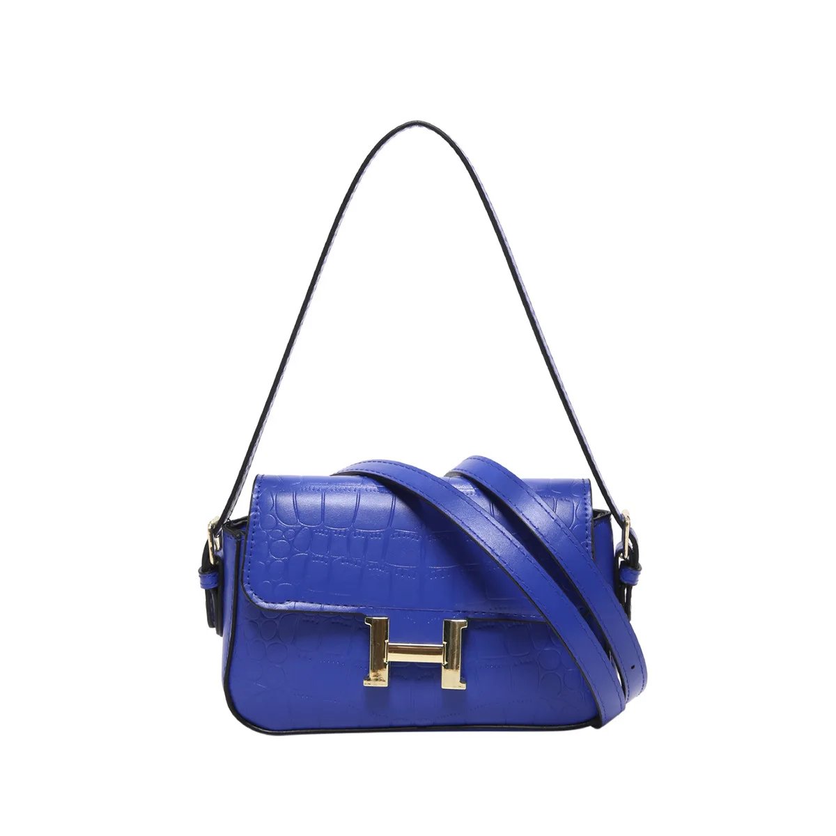 New Style Bags Women's Bags Bags H Buckle Ladies Shoulder Bag Ins Fashionable All-match Crossbody Small Square Bag