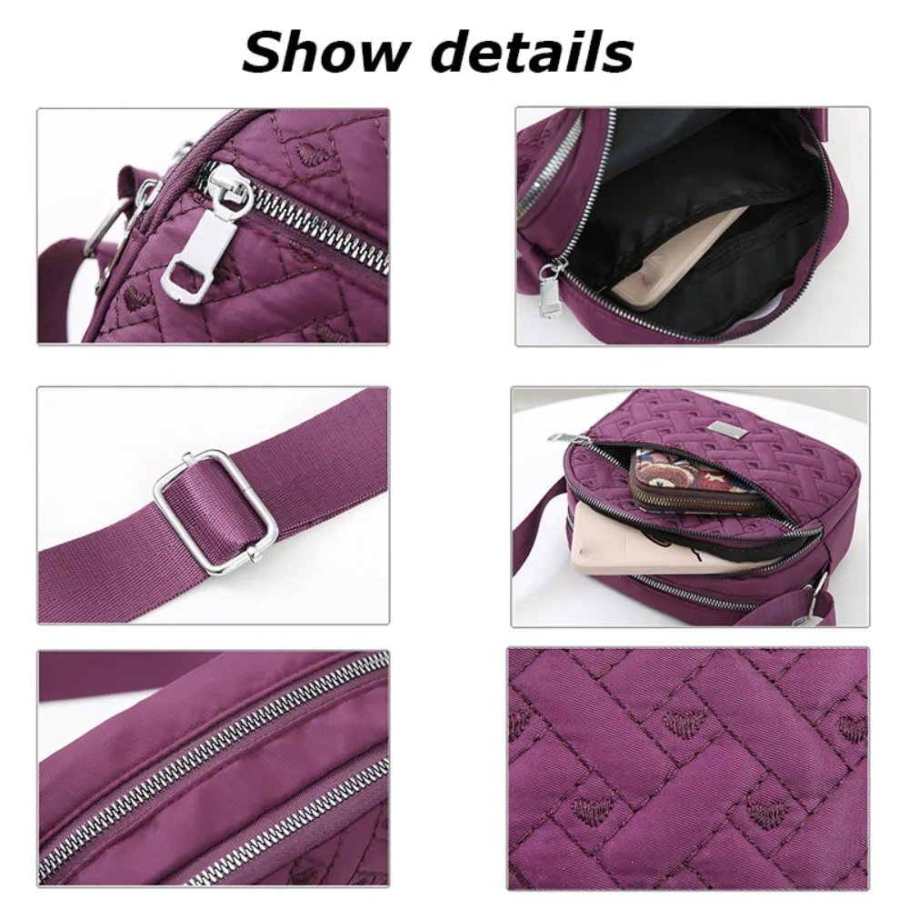 Casual Women Cross Body Small Messenger Bag Handbag Shoulder Over Bags Fashion Women's Lightweight Underarm Bag