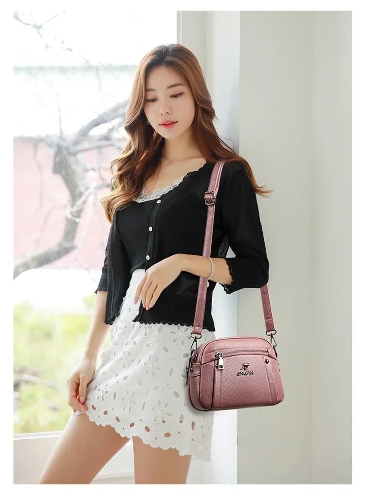 2024 Women's Crossbody Bags New Trendy Single Shoulder Purse Ladies High-end Sense Messenger Mother's Cross-border Handbag