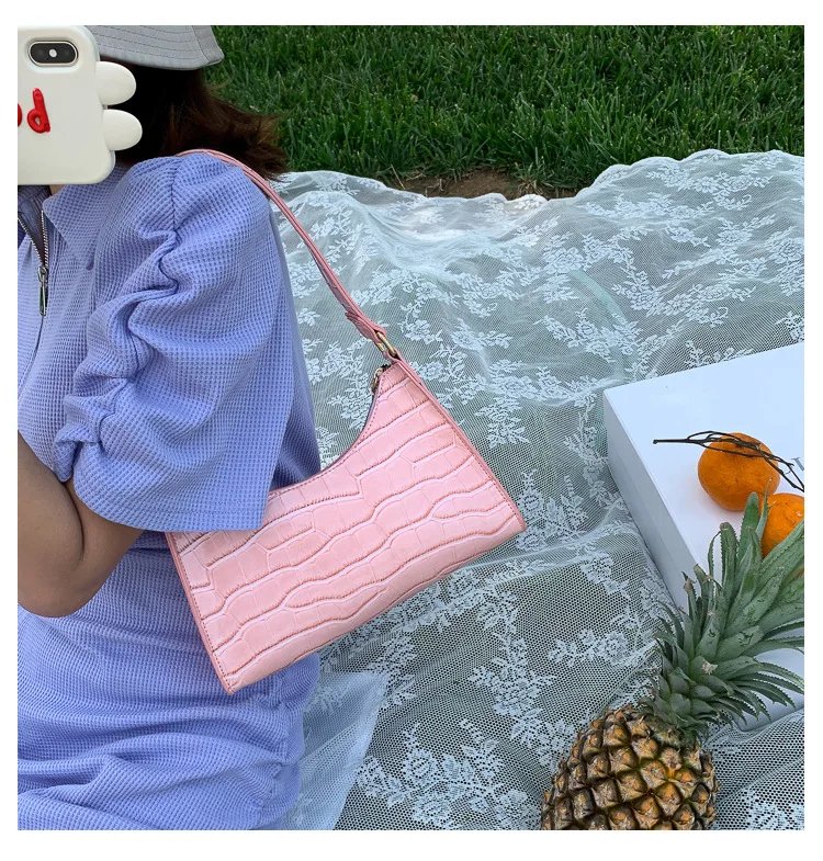 Fashion Exquisite Shopping Bag Retro Casual Women Totes Shoulder Bags Female Leather Solid Color Chain Handbag for Women 2023