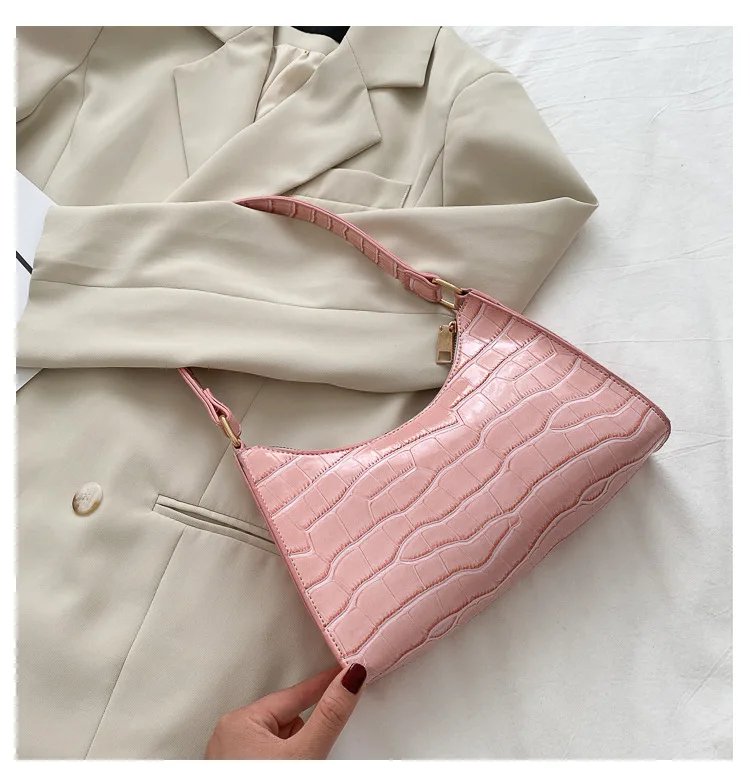 Fashion Exquisite Shopping Bag Retro Casual Women Totes Shoulder Bags Female Leather Solid Color Chain Handbag for Women 2023