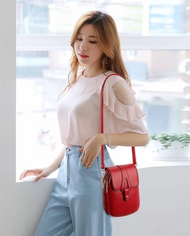 Women's Bag Mobile Phone Bag 2024 New Women's One-Shoulder Crossbody Bag is fashionable and versatile