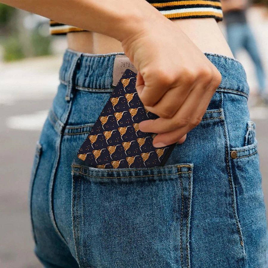 Cowboy Cattle Pattern Coin Purse Cute Purse For Boy And Girls Best Gifts 3D Cartoon Storage Bag For Children Coin Walle