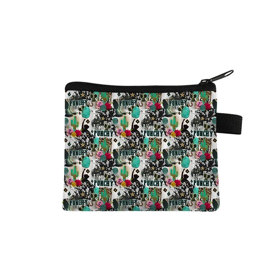 Cowboy Cattle Pattern Coin Purse Cute Purse For Boy And Girls Best Gifts 3D Cartoon Storage Bag For Children Coin Walle