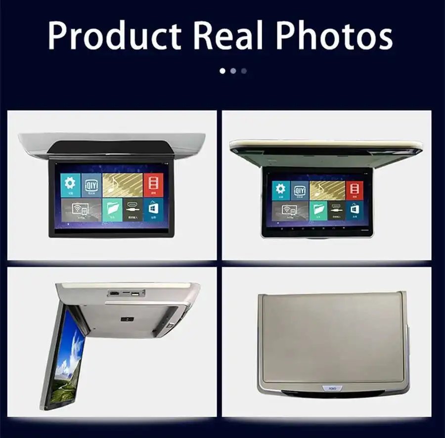 17.3 Inch/19.5 Inch 1920*1080 Roof Ceiling Monitor IPS Touch Screen Android12 Multimedia Video Player Mirror Link Remote Control