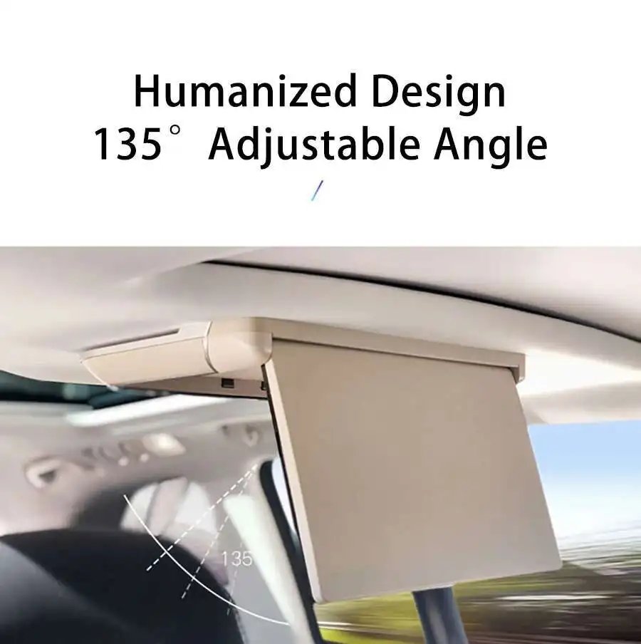 17.3 Inch/19.5 Inch 1920*1080 Roof Ceiling Monitor IPS Touch Screen Android12 Multimedia Video Player Mirror Link Remote Control