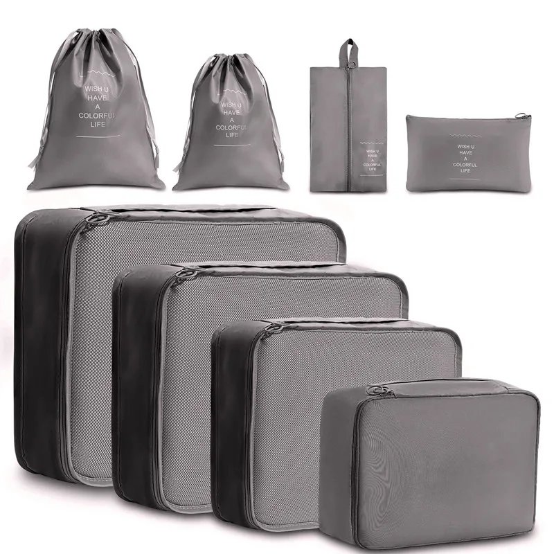 Oversize 6-piece travel kit clothes shoes trimmer travel kit cubic suitcase trimmer household storage Oversize 6-piece travel kit clothes shoes trimmer travel kit cubic suitcase trimmer household storage