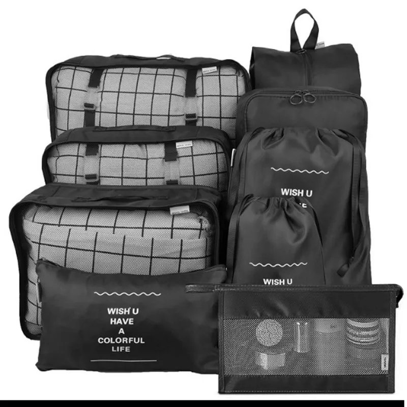 Oversize 6-piece travel kit clothes shoes trimmer travel kit cubic suitcase trimmer household storage Oversize 6-piece travel kit clothes shoes trimmer travel kit cubic suitcase trimmer household storage