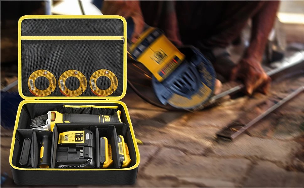 (Box Only) Bag Compatible with DEWALT 20V MAX* Angle Grinder Tool (DCG413B), Also Fit for FLEXVOLT ADVANTAGE Brushless (Box Only) Bag Compatible with DEWALT 20V MAX* Angle Grinder Tool (DCG413B), Also Fit for FLEXVOLT ADVANTAGE Brushless