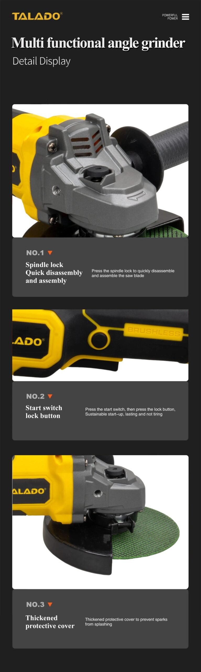 20V Cordless Drill Combo Kit Drill Driver and Angle Grinder 2.0Ah Batteries and Fast Charger 2 in 1 Power Tool Set