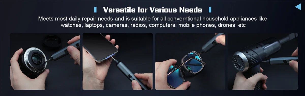 68 in 1 Electric Screwdriver Set 5 Torque Settings Precision Power Tool Magnetic Screw Driver Bits for iPhone Glasses Watch PC 68 in 1 Electric Screwdriver Set 5 Torque Settings Precision Power Tool Magnetic Screw Driver Bits for iPhone Glasses Watch PC