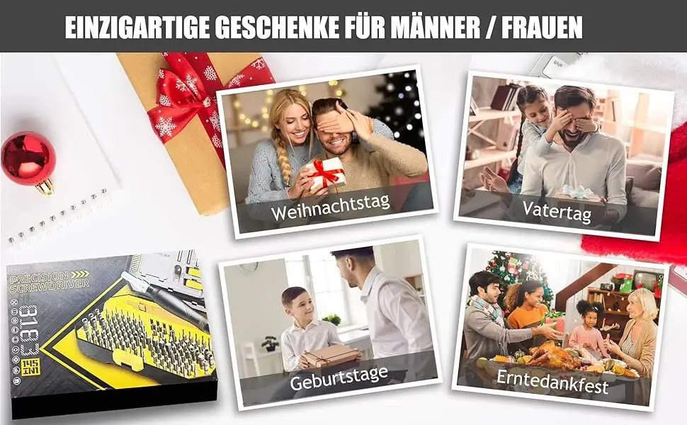 JAKEMY JM-8183 145 In 1 Precision Screwdriver Set Hex Phillips Magnetic CR-V Bits For iPhone PC Professional Repair Hand Tools