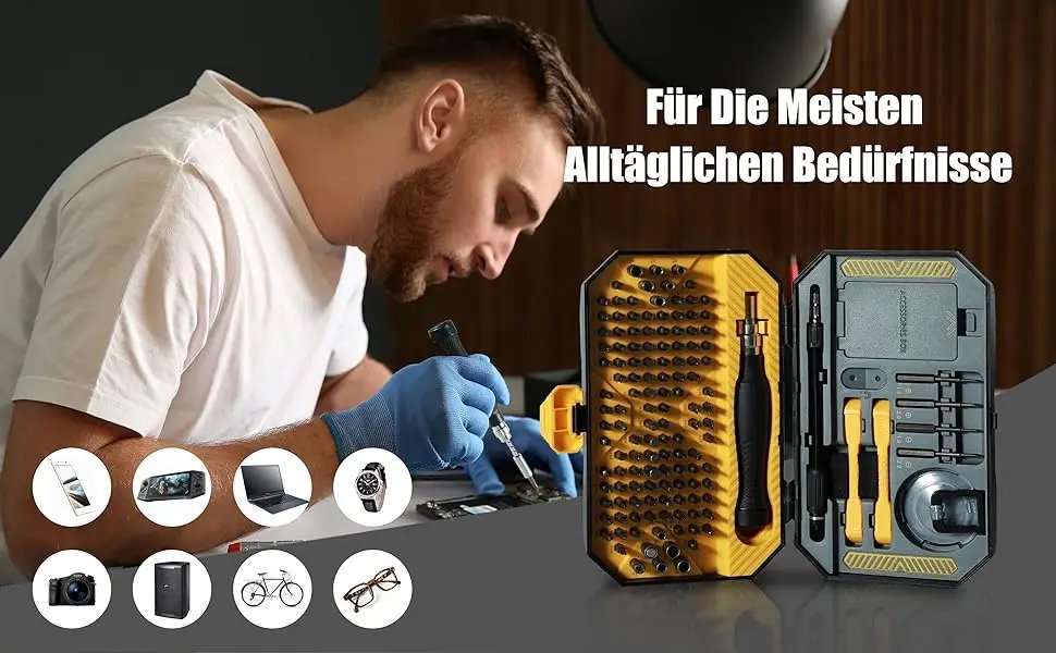 JAKEMY JM-8183 145 In 1 Precision Screwdriver Set Hex Phillips Magnetic CR-V Bits For iPhone PC Professional Repair Hand Tools