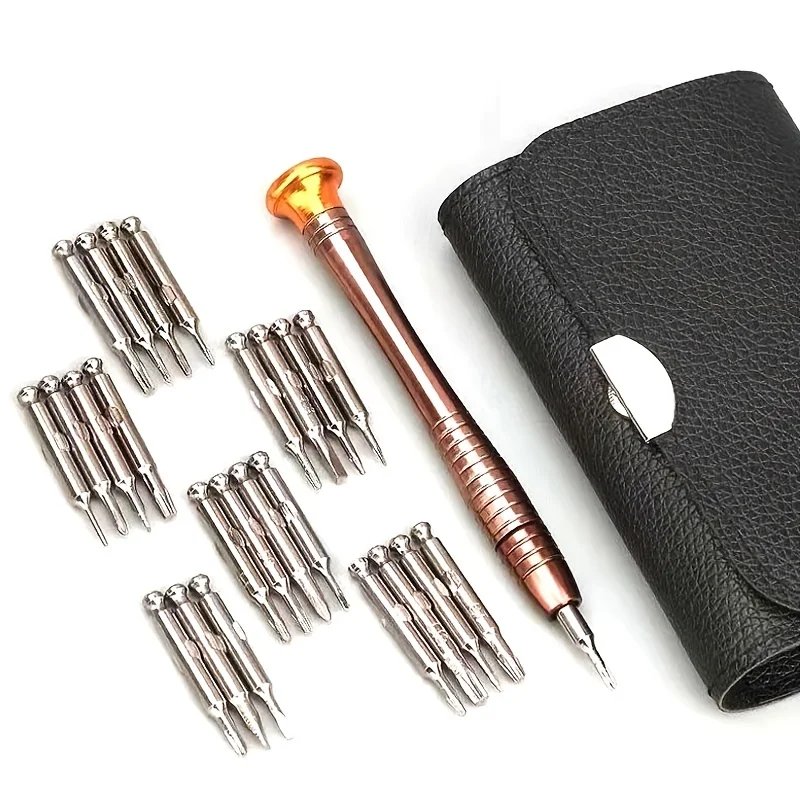 25 In 1 Precision Screwdriver Set, Repair Tool Kit, Small Screwdriver Set, Star/Y-type/Flat-blade/Triangle Screwdrivers For Mo