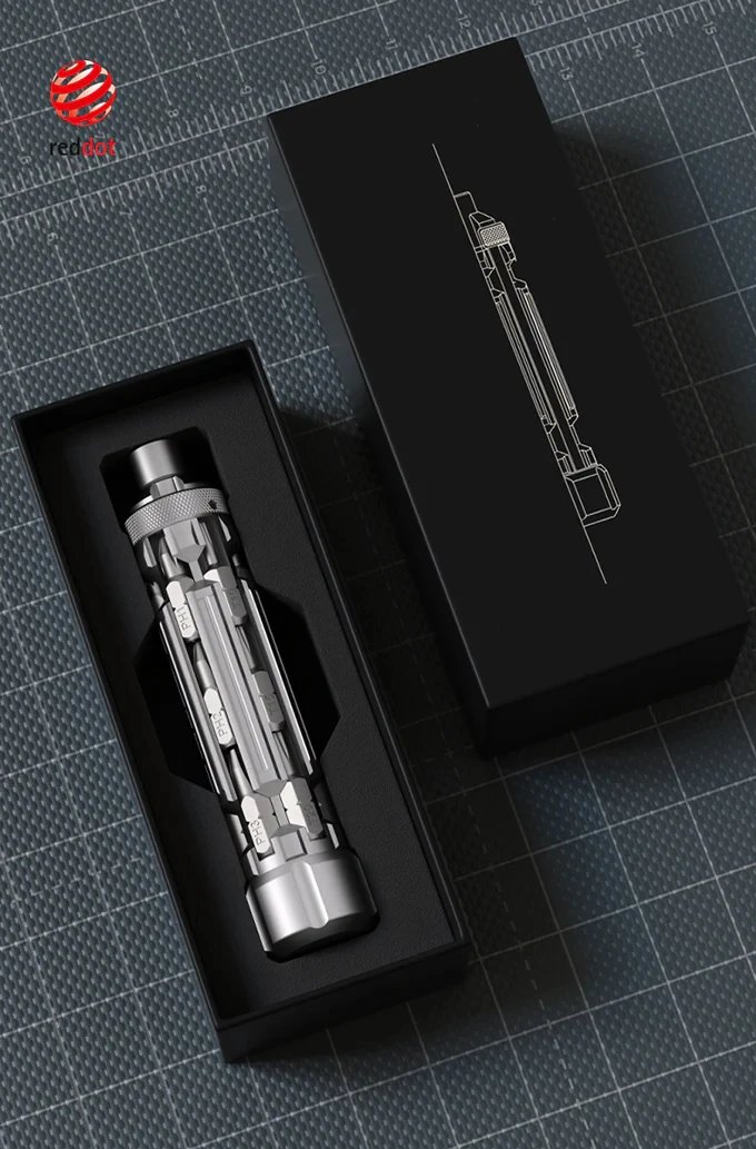 Galacok S1 Boost EDC Screwdriver Set Multi-Function Hand Repair Tool with Torx Phillips Magnetic Bits for Drone Laptop Bicycle