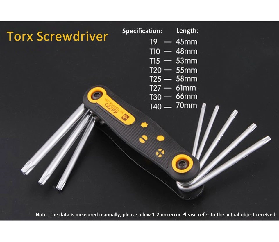 8 in 1 Folding Screwdriver Set Torx Screwdriver Mini Screwdriver Bits Kit Hexagon Torx Screwdriver Phillips Flat Screw Driver 8 in 1 Folding Screwdriver Set Torx Screwdriver Mini Screwdriver Bits Kit Hexagon Torx Screwdriver Phillips Flat Screw Driver