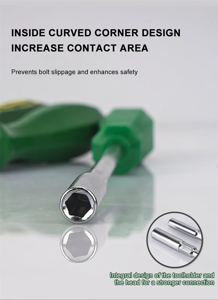 WYNN'S 5/5.5/6/7/8/10mm Hex Nut Driver Magnetic Socket Screwdriver Nut Socket Wrench Hexagonal Screw Driver Repair Hand Tools