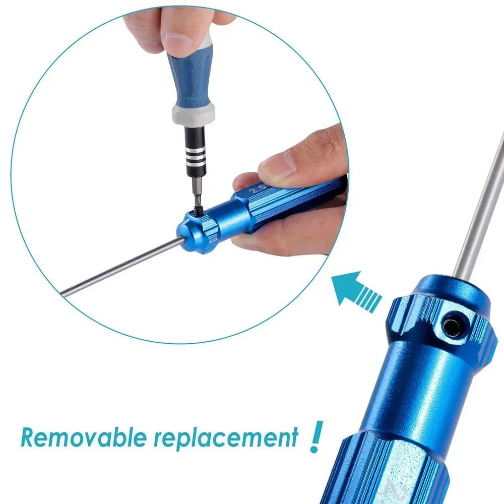 1Pcs Top Quality Titanium Nitride TiNi Hex Driver Wrench Screwdriver  1.5mm/2mm/2.5mm/3.0mm For RC Helicopter