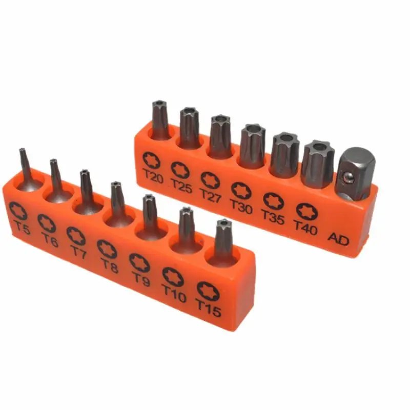 14pcs 25mm Torx Bit Set Tamper Proof Security Torq Hex Star Spanner Tri Wing Screwdriver T5-T40 Electric Screw Driver 14pcs 25mm Torx Bit Set Tamper Proof Security Torq Hex Star Spanner Tri Wing Screwdriver T5-T40 Electric Screw Driver