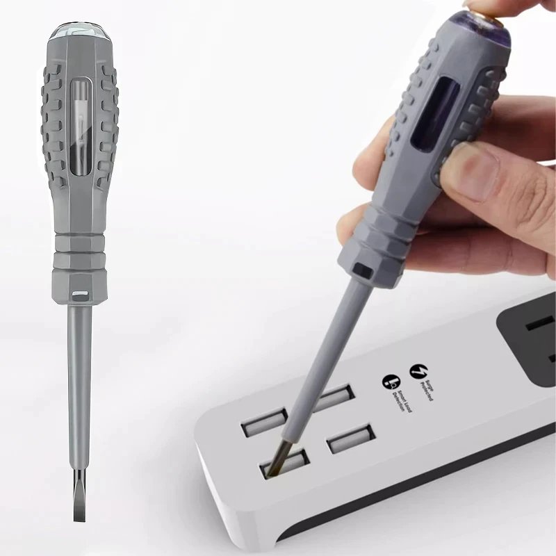 Multifunctional Electrician Test Screwdriver AC Non-contact Induction Test Pen Voltage Tester 70-600V Red Green Induction Lights Multifunctional Electrician Test Screwdriver AC Non-contact Induction Test Pen Voltage Tester 70-600V Red Green Induction Lights