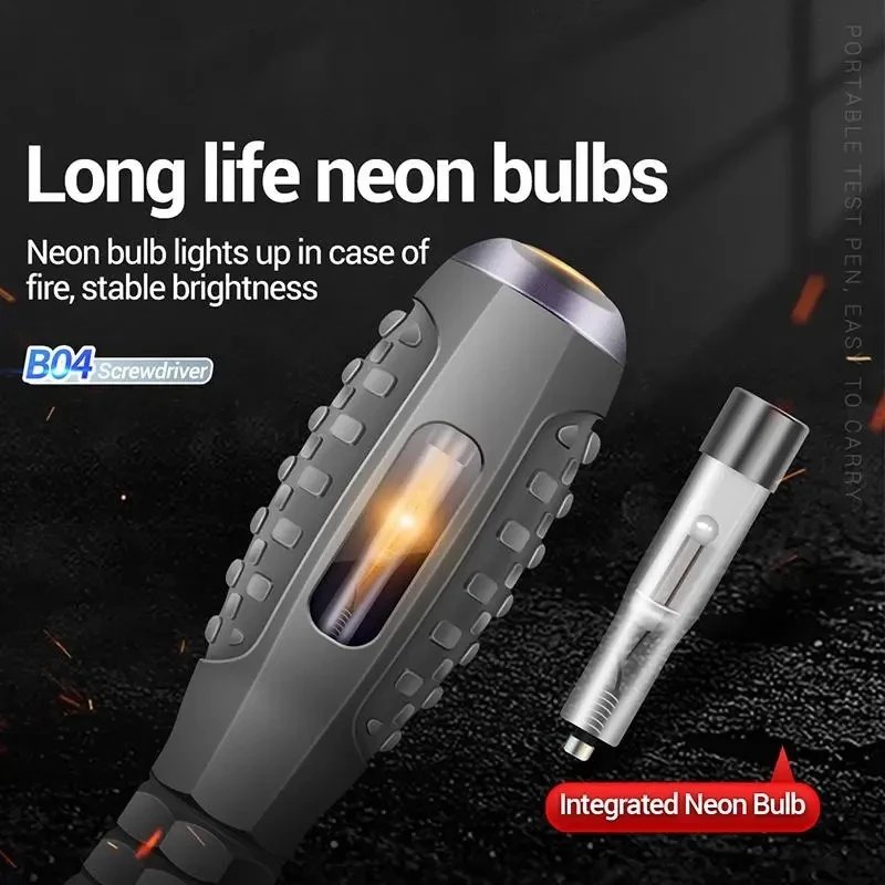 Multifunctional Electrician Test Screwdriver AC Non-contact Induction Test Pen Voltage Tester 70-600V Red Green Induction Lights Multifunctional Electrician Test Screwdriver AC Non-contact Induction Test Pen Voltage Tester 70-600V Red Green Induction Lights