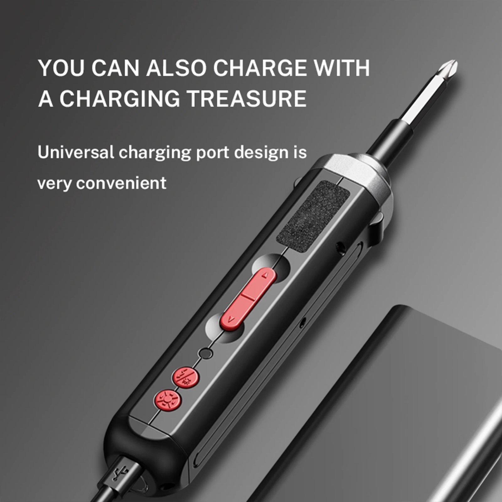 Multifunctional Electric Screwdriver Household Mini Electric Drill Rechargeable Precision Screwdriver High Torque Repair Tool