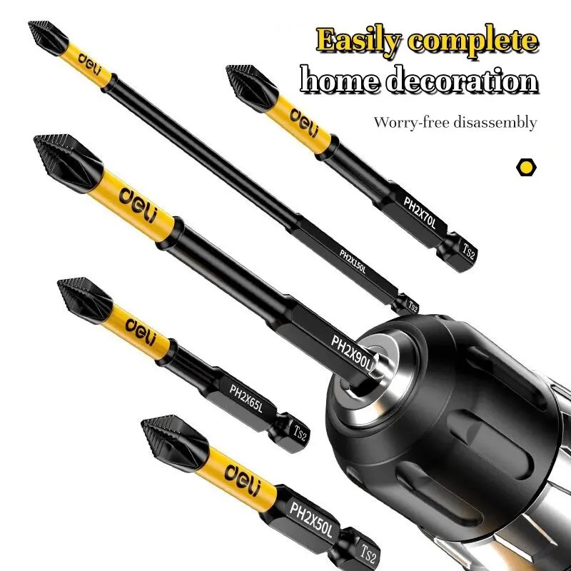Non-slip Cross Screwdriver Magnetic Batch Head High Hardness PH2 Screwdriver Bit Screw Driver Impact Drill Bit Hand Tools