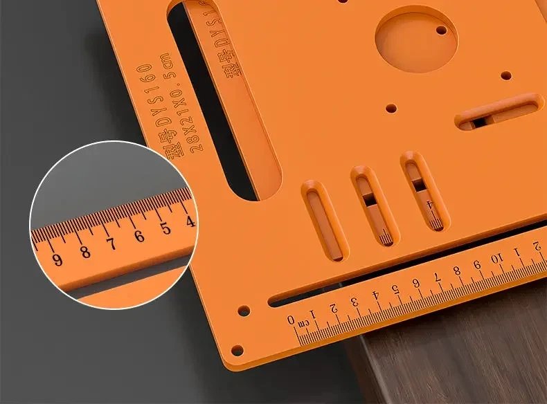 Woodworking Cutting Machine Base Adjustable Durable Precision Durable Can Be Chamfered At 45° Angle Electric Saw Base Plate Tool