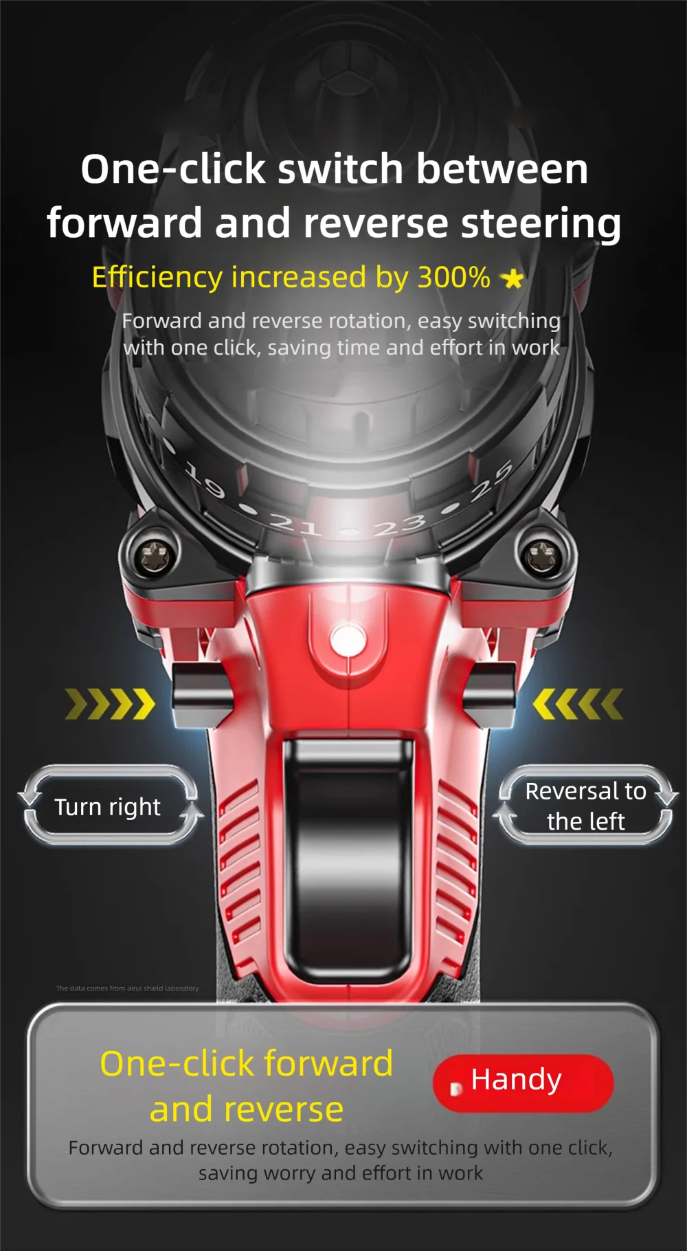 Multi functional 21V Electric Drill Handheld Dual Speed Impact Lithium Drill Cordless Screwdriver Small Electric Power Tools