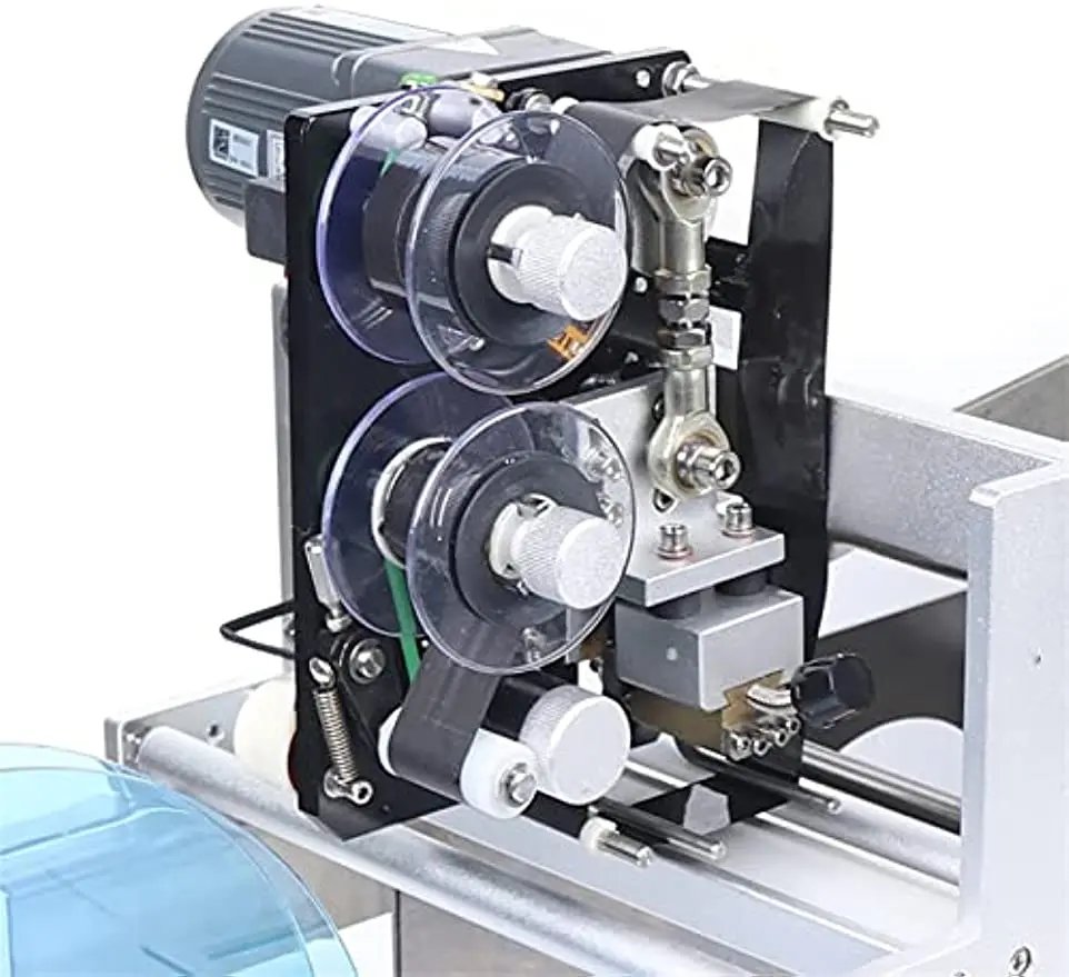 MT-50D Semi-automatic Labeller Round Bottle Labeling Machine Date Coding Machine