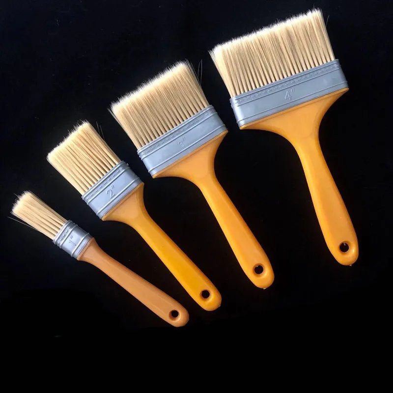 5Pcs Paint Brush BBQ Brush Plastics Handle Multipurpose Sauce Pastry Brushes Watercolor Painting Brush Tools 1/2/3/4/5 Inch