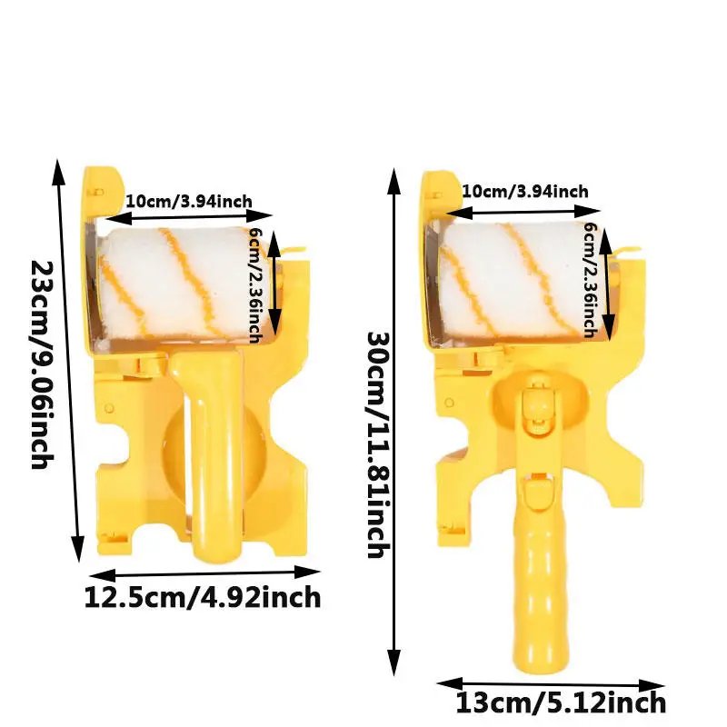 Multi-functional Latex Color Separation and Edge Smoothing Paint Brush Tool Roller for Wall Painting and Coating