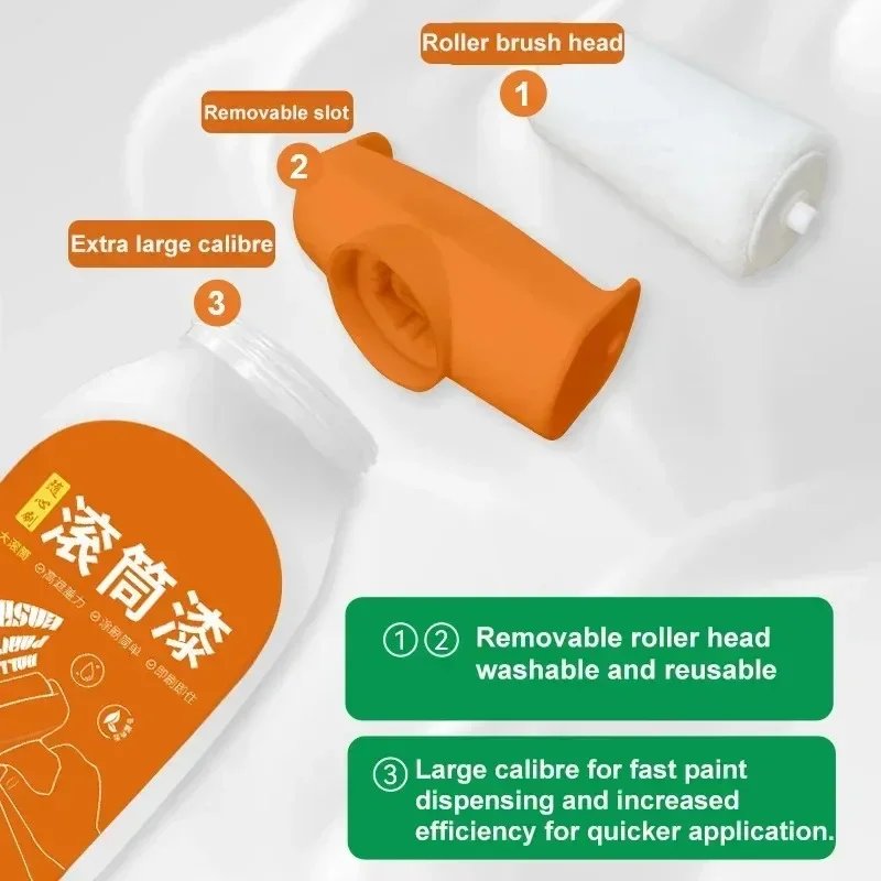 Wall Repair Rolling Paint Refinish Paint Roller Brush Wall Net-Odor Repair Paint Roller Brush Repair Paint Wall Tool for Tile Wall Repair Rolling Paint Refinish Paint Roller Brush Wall Net-Odor Repair Paint Roller Brush Repair Paint Wall Tool for Tile