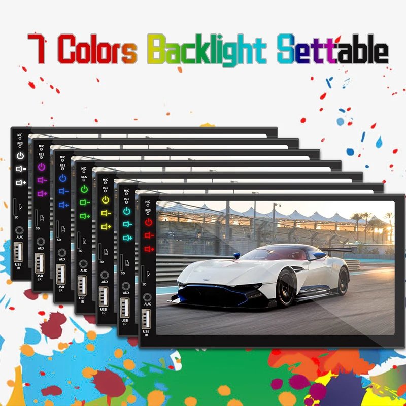 7“ Car Radio 1 Din Carplay Android Auto Multimedia Player HD Touch Screen FM AUX Input Bluetooth MirrorLink Universal Autoradio 7“ Car Radio 1 Din Carplay Android Auto Multimedia Player HD Touch Screen FM AUX Input Bluetooth MirrorLink Universal Autoradio