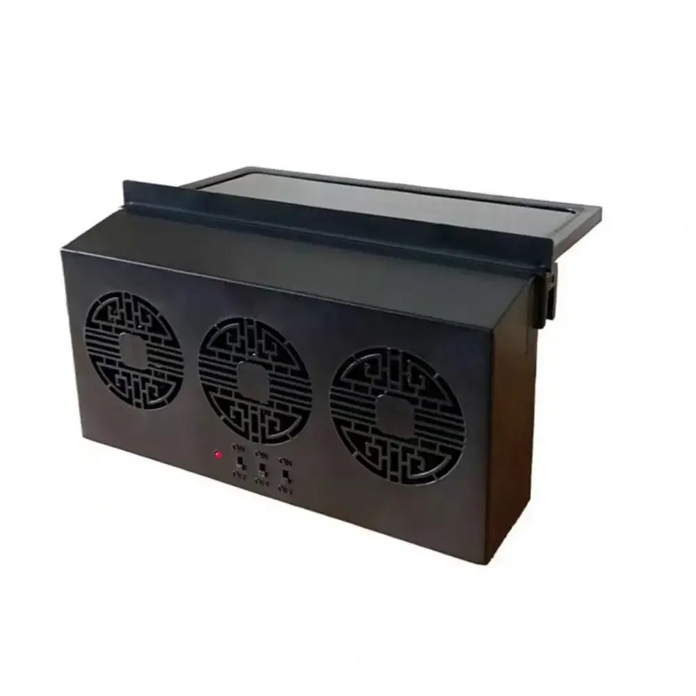 1PC Solar Car Fan, Solar Car Fan with Automatic Light Control to provide you with a comfortable driving experience 1PC Solar Car Fan, Solar Car Fan with Automatic Light Control to provide you with a comfortable driving experience