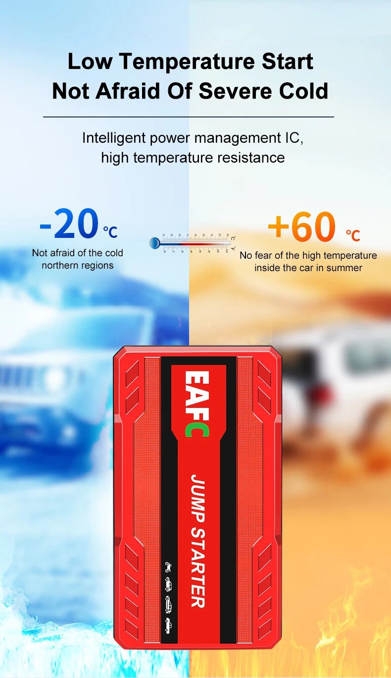 Car Jump Starter Battery Power Bank 600A for Car Starter Portable Emergency Booster 12V Auto Starting Device Petrol Diesel Car Jump Starter Battery Power Bank 600A for Car Starter Portable Emergency Booster 12V Auto Starting Device Petrol Diesel