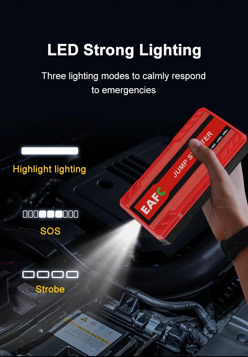 Car Jump Starter Battery Power Bank 600A for Car Starter Portable Emergency Booster 12V Auto Starting Device Petrol Diesel Car Jump Starter Battery Power Bank 600A for Car Starter Portable Emergency Booster 12V Auto Starting Device Petrol Diesel