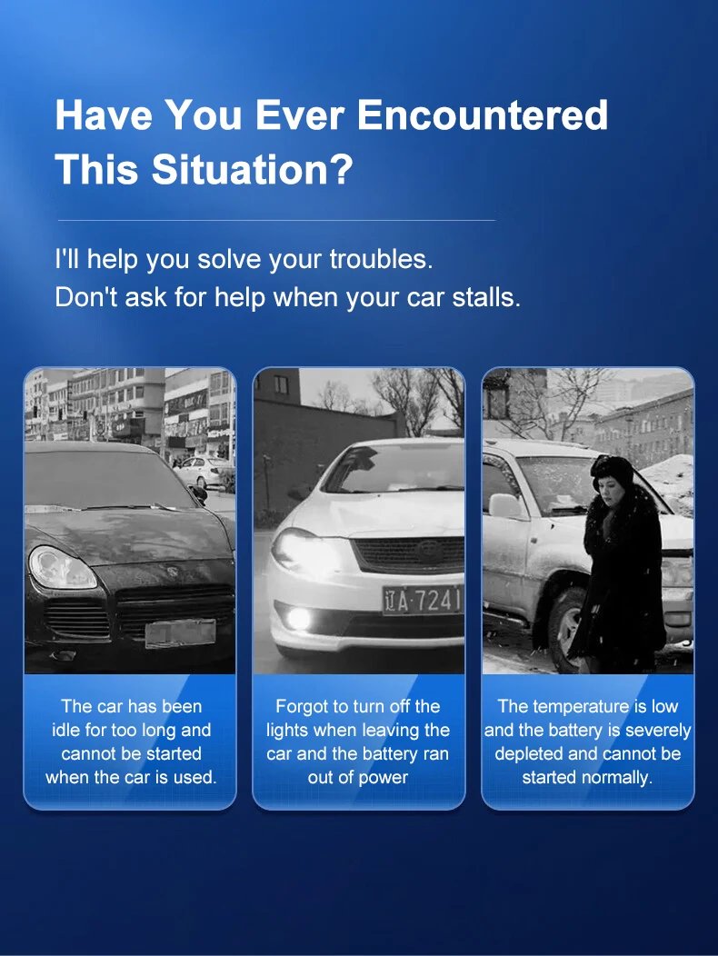 Car Jump Starter Battery Power Bank 600A for Car Starter Portable Emergency Booster 12V Auto Starting Device Petrol Diesel Car Jump Starter Battery Power Bank 600A for Car Starter Portable Emergency Booster 12V Auto Starting Device Petrol Diesel