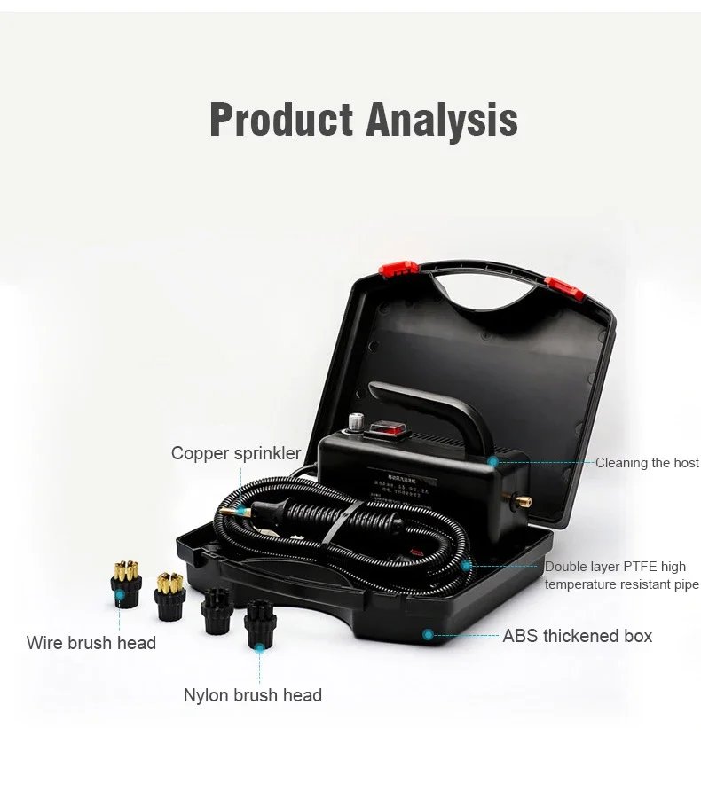 EAFC High Pressure Steam Cleaner Car Machine Pumping Sterilization Disinfector Steam Generator Washer Household Car Cleaner