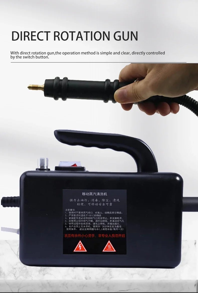 EAFC High Pressure Steam Cleaner Car Machine Pumping Sterilization Disinfector Steam Generator Washer Household Car Cleaner