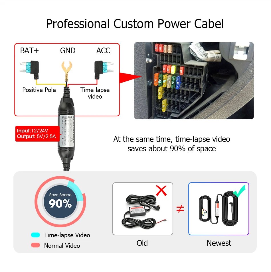 10.26'' 4K Dash Cam Car DVR Android Auto Carplay Display Screen Smart Car System Video Recorder Monitor With Rear Camera 5G WIFI