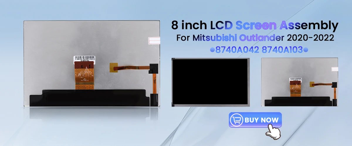 8 Inch Touch Screen Digitizer Radio DVD Player GPS Navigation For MITSUBISHI Outlander 2019-2022 MK3 SAT NAV 8740A098 8740A103