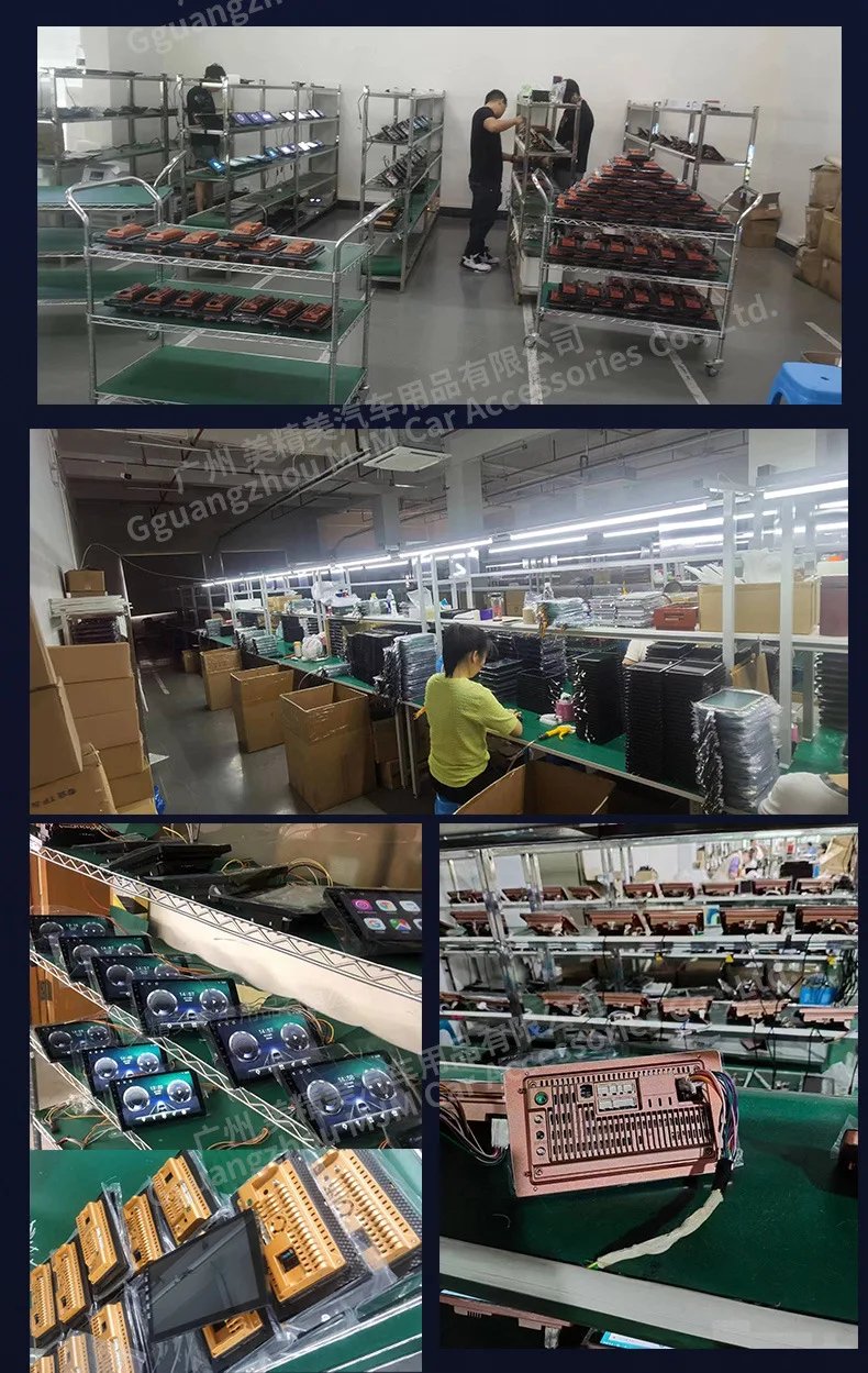 9inch double knob car center console car machine large screen car Android navigator changeable universal machine