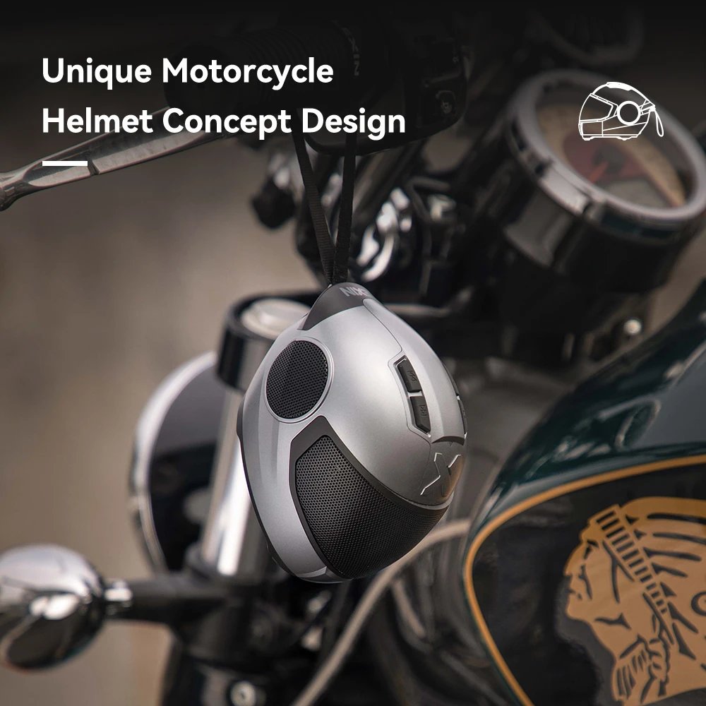 LEXIN Model-S Portable Bluetooth Speaker,Helmet Style Wireless Speaker,Powerful Loud Stereo Speakers, Deep Bass,IPX4 Waterproof LEXIN Model-S Portable Bluetooth Speaker,Helmet Style Wireless Speaker,Powerful Loud Stereo Speakers, Deep Bass,IPX4 Waterproof